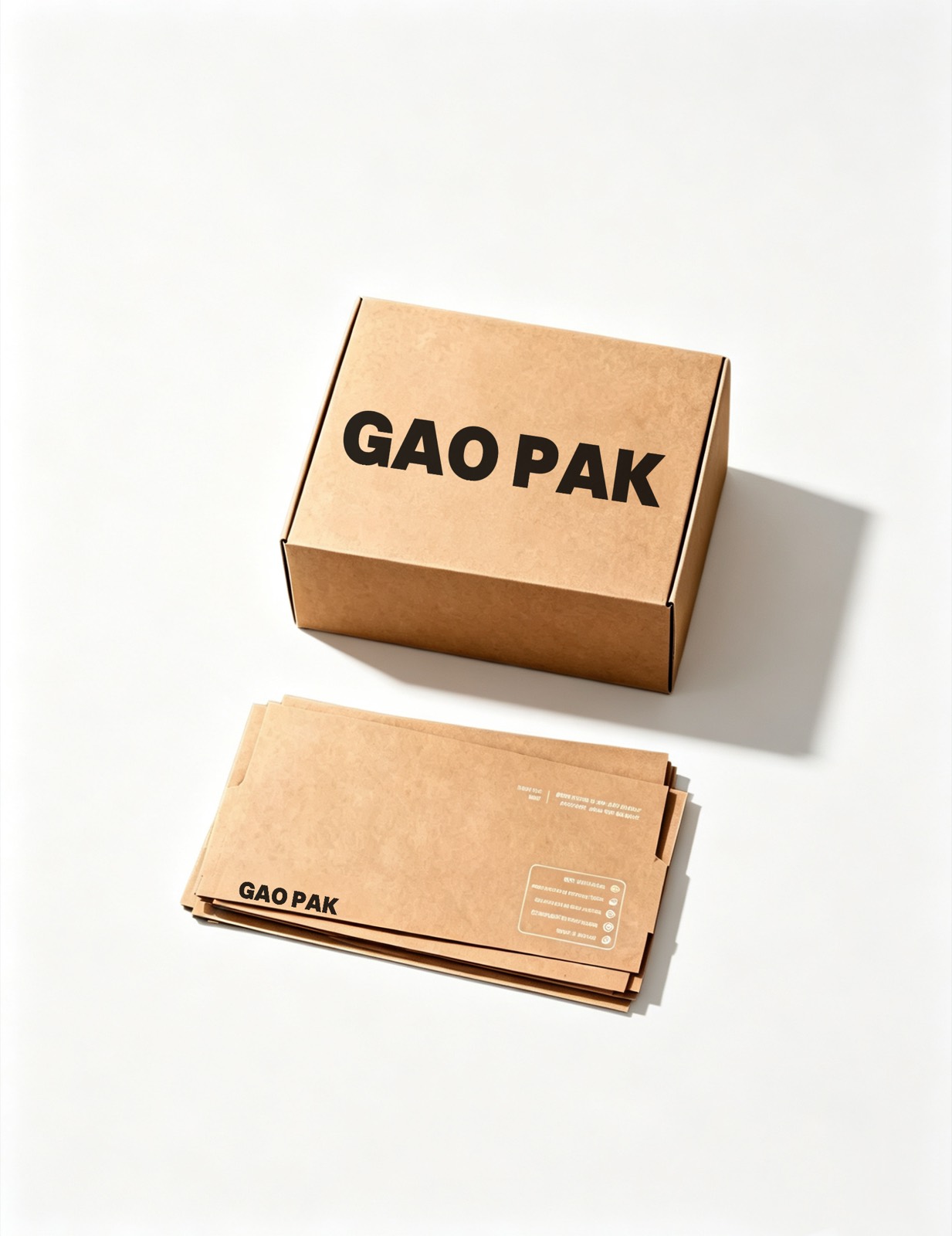 Foldable Kraft Box — custom food packaging by GAOPAK