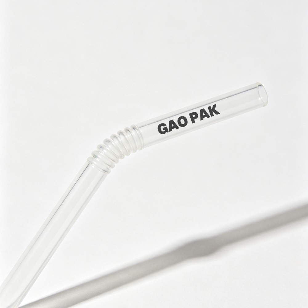 Custom printed plastic drinking straws manufactured by GAOPAK